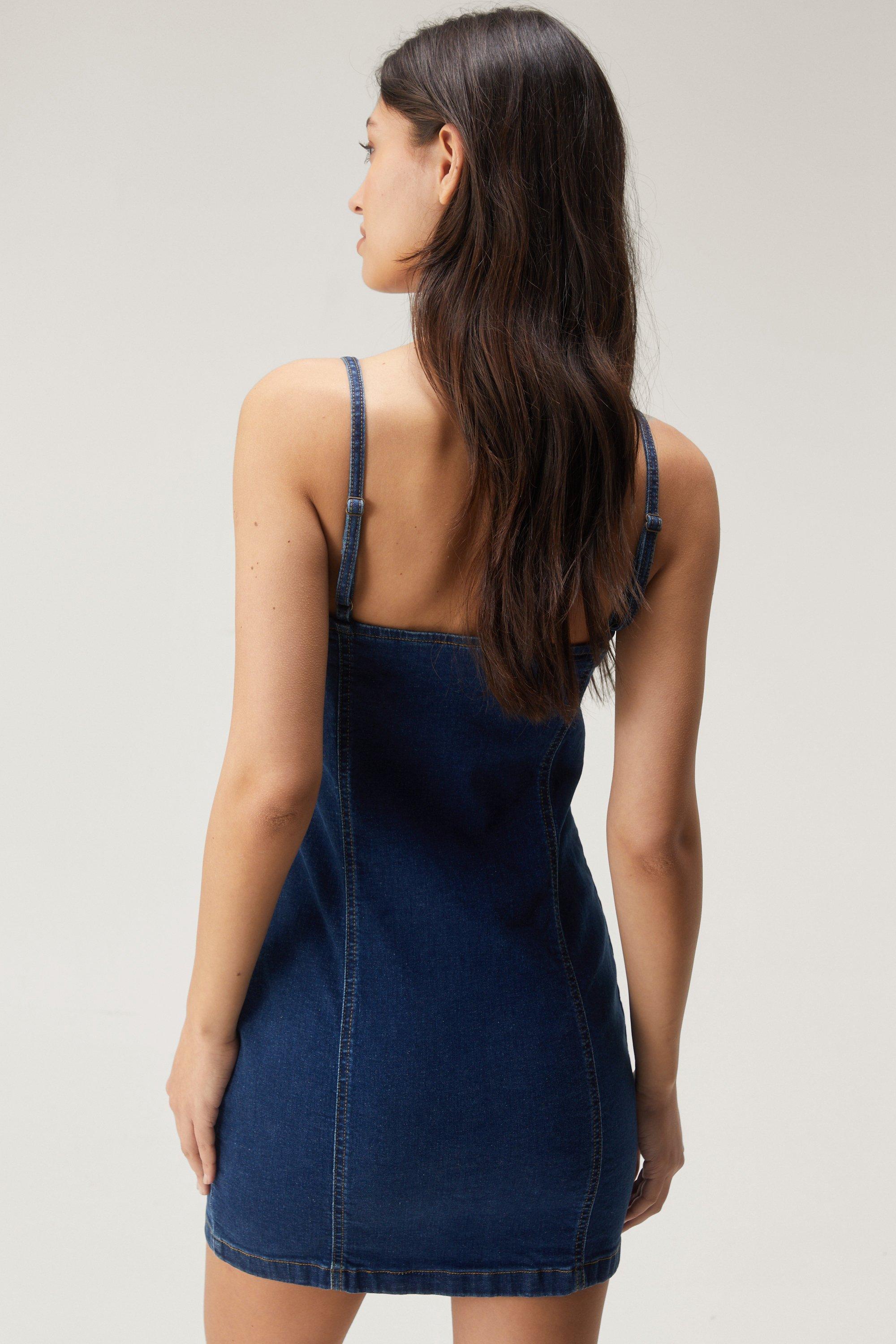Nasty gal denim dress sale